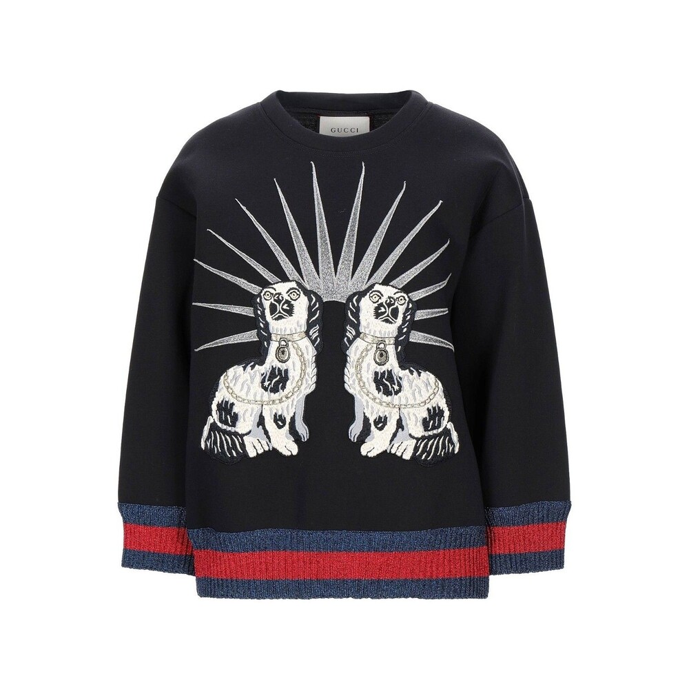 NWT. $2358 Gucci 2017 Unisex Spaniel Dog Sweatshirt Size XXS
